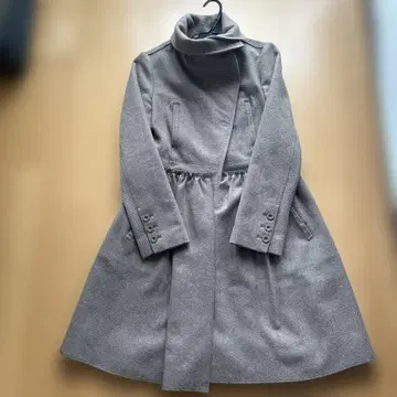 [ LE CASUAL DE ] 그레이 울 혼방 롱 코트