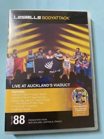 바디 어택 88 CD DVD LESMILLS BODYATTACK