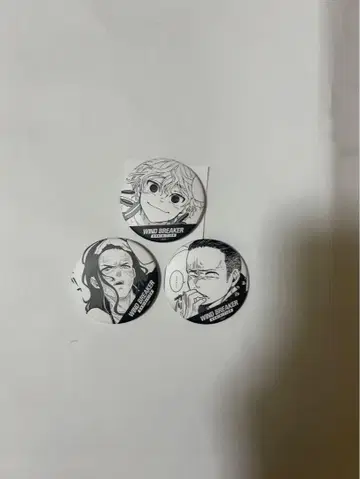 WIND BREAKER 캔뱃지 3개 세트 (스기시타, 토토야마, 카누마)