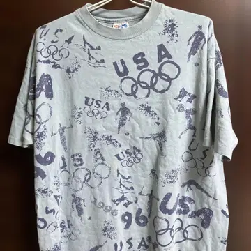 미국제 USA 올림픽 반팔 티셔츠 96년