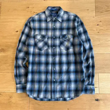 00s PENDLETON 펜들턴 옴브레 체크 셔츠 빈티지