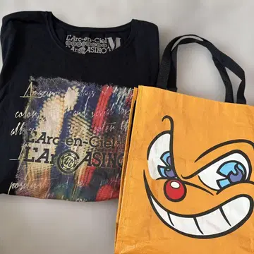 L'Arc-en-Ciel 티셔츠 M 사이즈 루시엘 한정판 백 세트