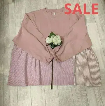 1466:SALE 멋스러운 플레어 풀오버 스모크풍 미사용 새상품