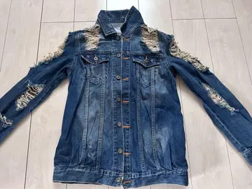 SLY JEANS 데미지 데님 자켓 사이즈 2