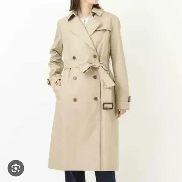 오프온 베이지 트렌치코트