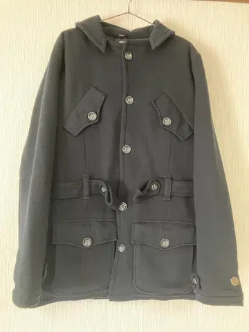 OBEY 오베이 울 코트 자켓 M 블랙 USA