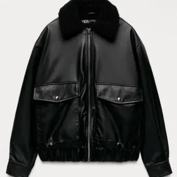 [ ZARA ] 보아 가죽 자켓