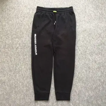 언더아머 조거 팬츠 블랙 폴리에스테르 XL 스트레치