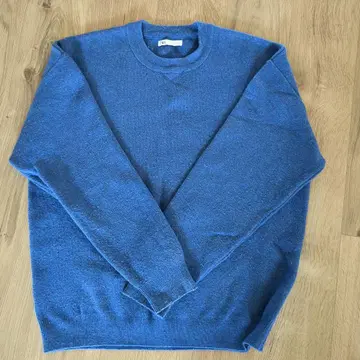 ZARA 블루 긴팔 니트 스웨터 M 사이즈
