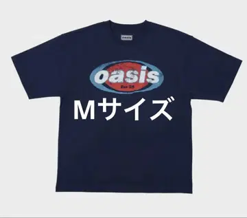oasis 로고 T셔츠 M 사이즈 네이비