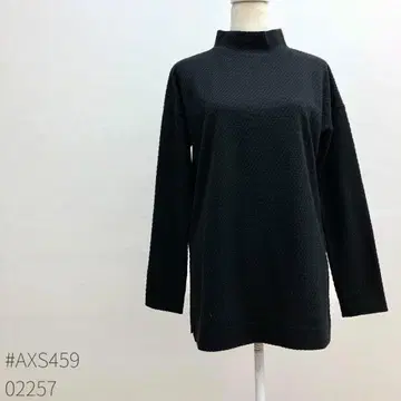 [ 새상품급 ] LOSICARIE 샷넥 긴팔 티셔츠 사이즈 2 블랙