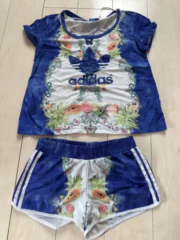 adidas 플라워 프린트 셋업