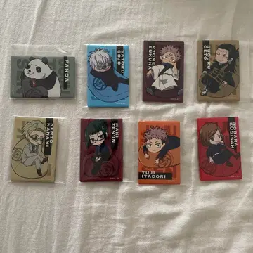 주술회전 스퀘어 캔뱃지 고죠 사토루, 게토 스구루 외