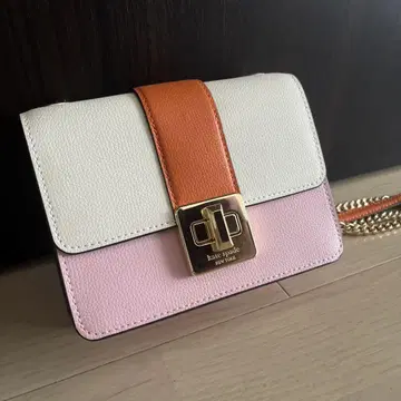 새상품급 kate spade 숄더백 화이트/오렌지/핑크