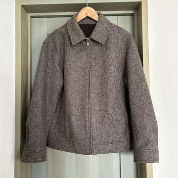 GU 코지 멜톤 집업 블루종 31 BEIGE