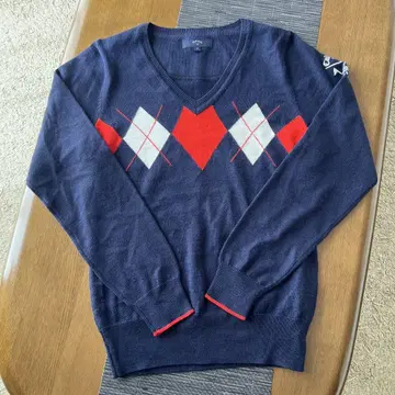 Callaway 여성용 V넥 스웨터 네이비