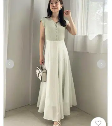 프레이 아이디 폴로 칼라 콤비 원피스