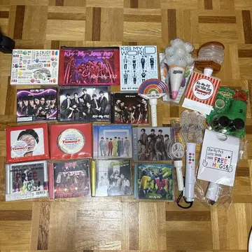 Kis-My-Ft2 CD DVD 응원봉 테이프 커터 묶음 판매