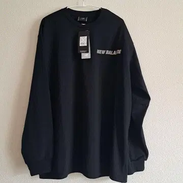 새상품! NEW BALANCE 블랙 긴팔 티셔츠 SM-1
