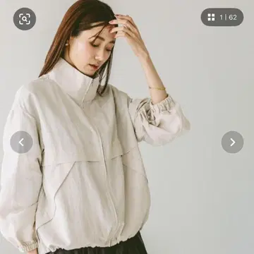 GLOBAL WORK 자켓 스탠드 블루종 숏 기장