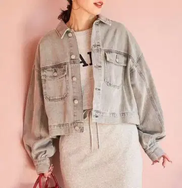 FREAK'S STORE 빈티지 가공 숏 데님 자켓