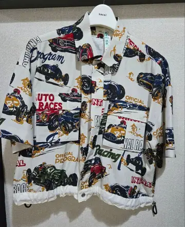가격 인하 중! sacai s Car Race Print 셔츠