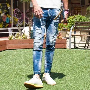 디스퀘어드 스케이터 48 썸머 데님