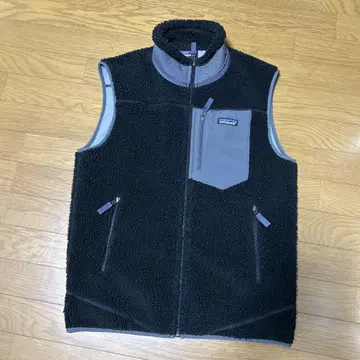 patagonia 블랙 보아 플리스 베스트 M