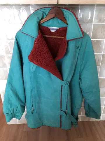 빈티지 자켓 보아 코트 일본제 쇼와 레트로 카미르