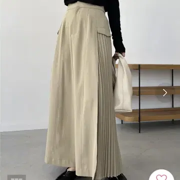 카프리슈 마쥬 사이드 플리츠 스커트 38 사이즈