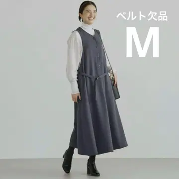 북유럽, 생활의 도구점 품격 있게 완성되는 오버롤 스커트 그레이 M