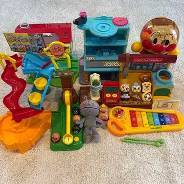 호빵맨 빵 공장 슬라이더 작동 확인 묶음 판매 크리스마스