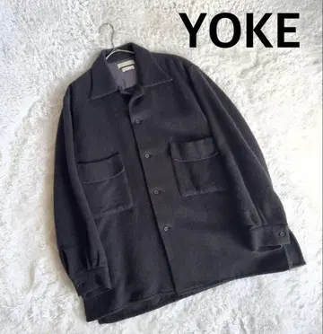 YOKE 요크 코튼 야크 셔츠 블루종 셔츠 아우터