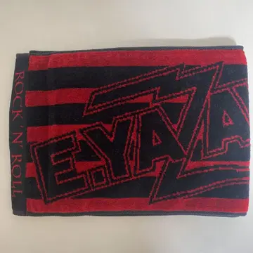 야자와 에이요시 E.YAZAWA 머플러 타월 레드/블랙