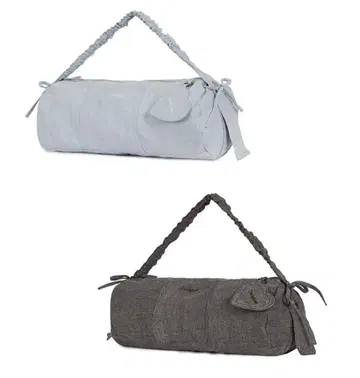 ZEROPLANET Denim shirring ribbon bag