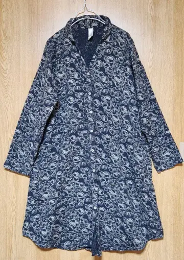 CALINER 칼리네 밤 패턴 긴팔 원피스