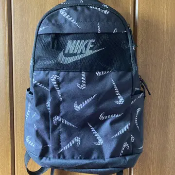 NIKE 백팩 블랙 스우시 패턴