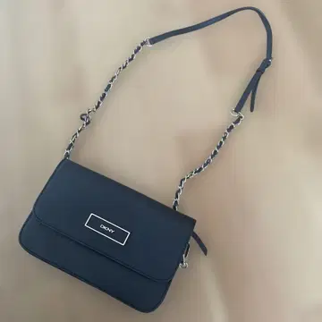 DKNY 다나카란 숄더백 블랙 체인
