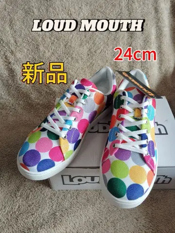 새상품 라우드마우스 스파이크리스 골프화 스니커즈 24cm 컬러풀