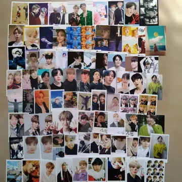 BTS 지민 미니 사진 폴라로이드풍 사진 80장 세트 마스터님 생일