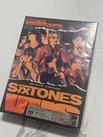 SixTONES LIVE IN TOKYO DOME DVD VVS