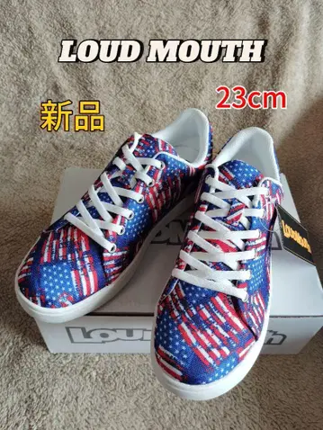 새상품 라우드마우스 스파이크리스 골프화 23cm 앤티크 플래그