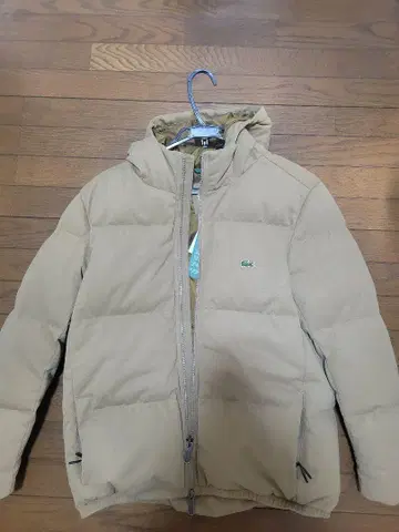 LACOSTE 베이지 다운 자켓 US XL