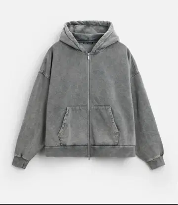 ZARA 워시 가공 후디