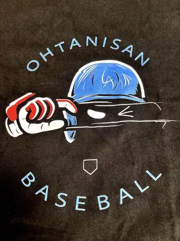 오타니 쇼헤이 OHTANISAN BASEBALL 티셔츠 블랙