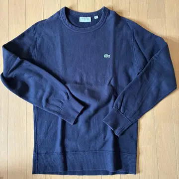 최종 가격 인하 LACOSTE 네이비 맨투맨 SH109E