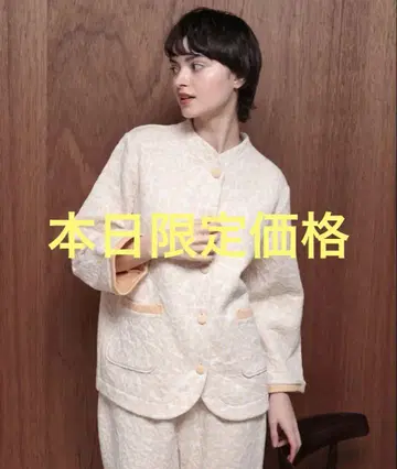 NARUE COMPANY 나르에 두꺼운 원단 너트 자카드 파자마 M~L