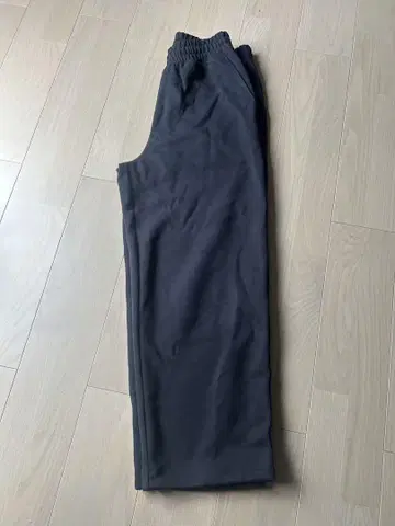 UNIQLO C 맨투맨 와이드 팬츠 M 블랙