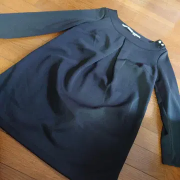 MARY QUANT 블랙 긴팔 원피스