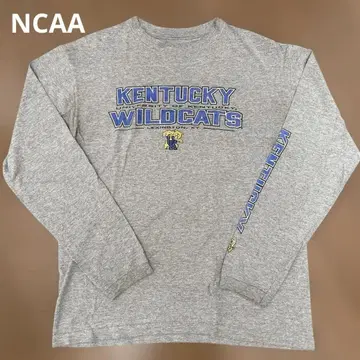 Kentucky Wildcats 긴팔 티셔츠 M 사이즈 그레이